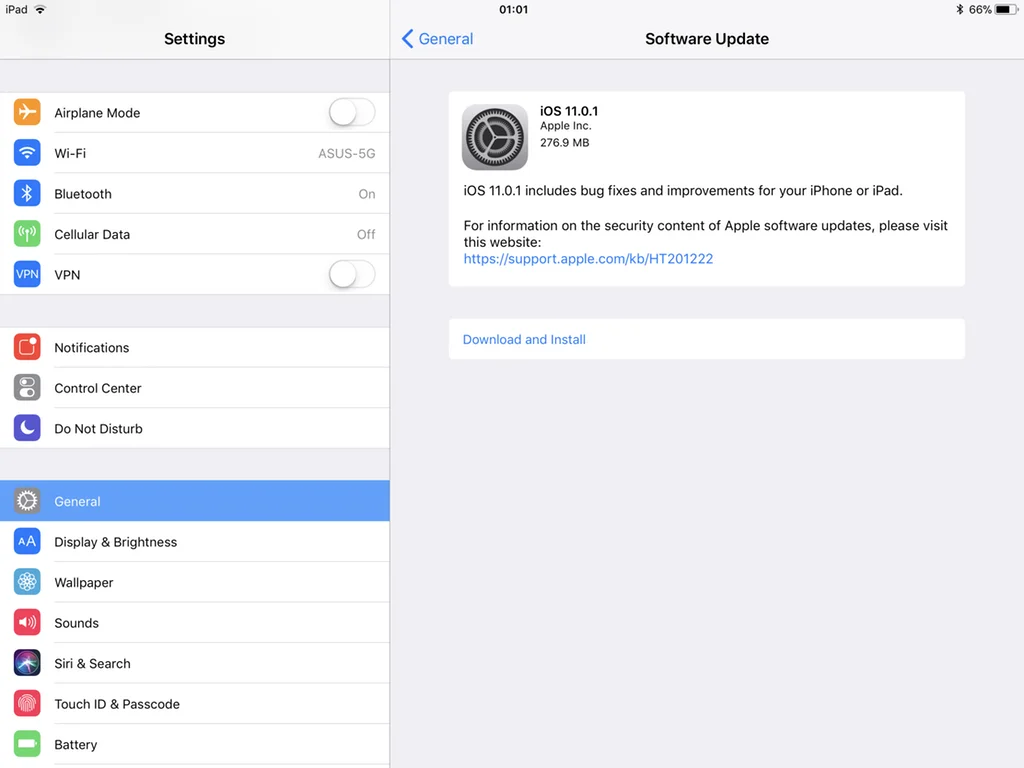 iOS 11.0.1 доступна для загрузки. Что нового? - фото 1