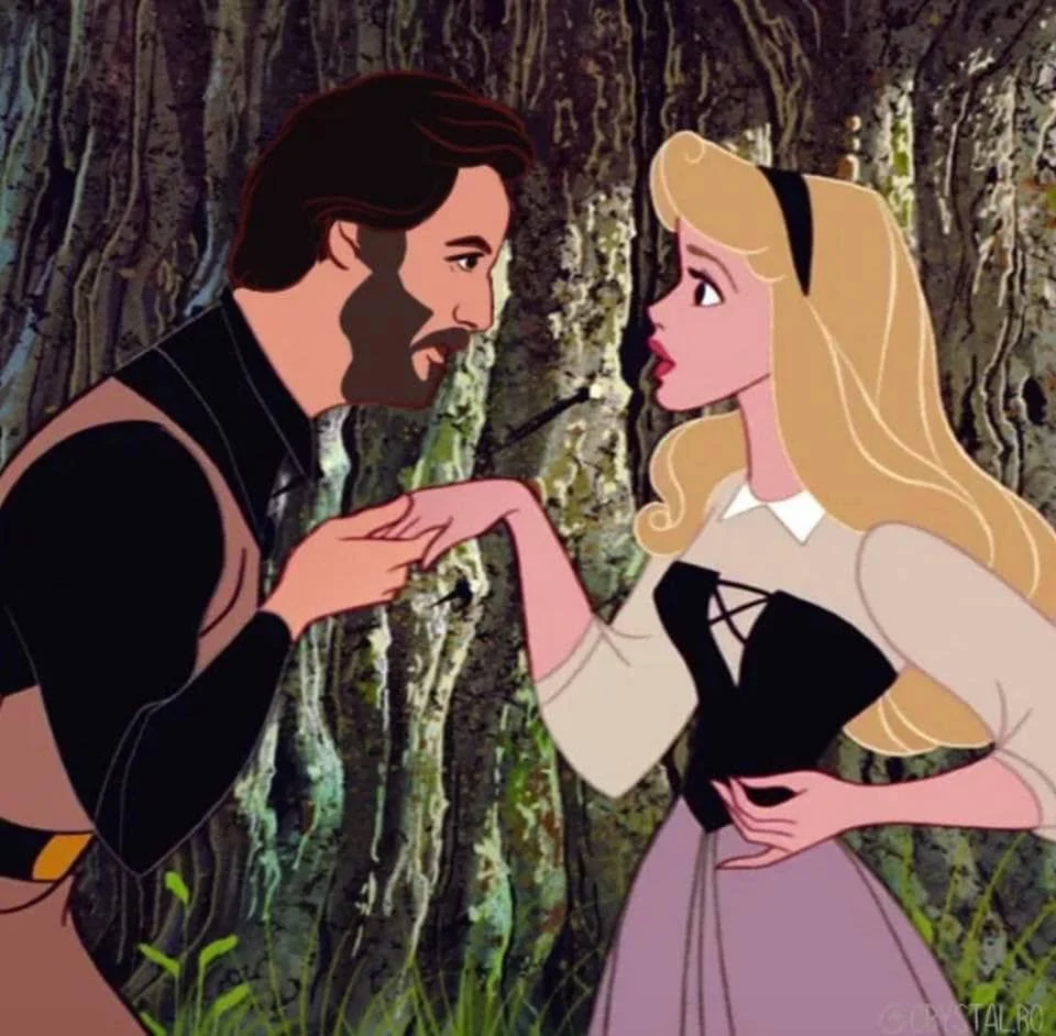Киану Ривза нарисовали в образах Аладдина, Чудовища и других принцев из мультфильмов Disney  - фото 3