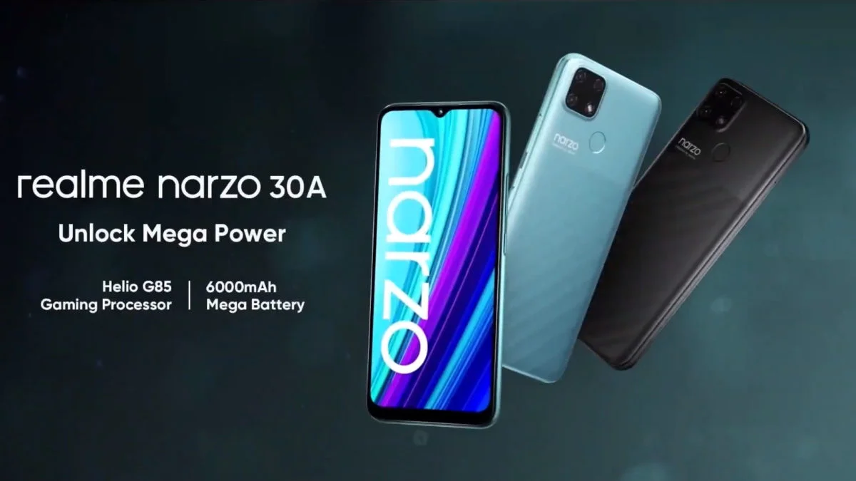 Realme представила ультрабдоступный смартфон Narzo 30A с батареей 6000 мАч - фото 1