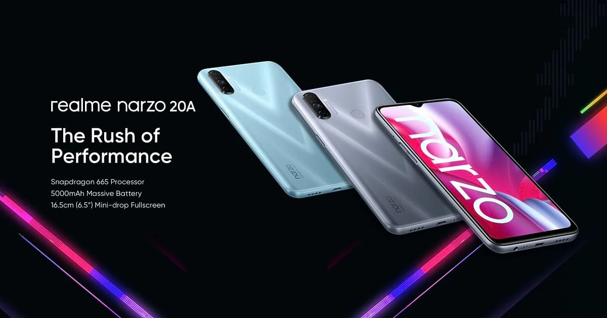 Realme представила линейку ультрабюджетных смартфонов Narzo 20A, 20 и 20 Pro - фото 3