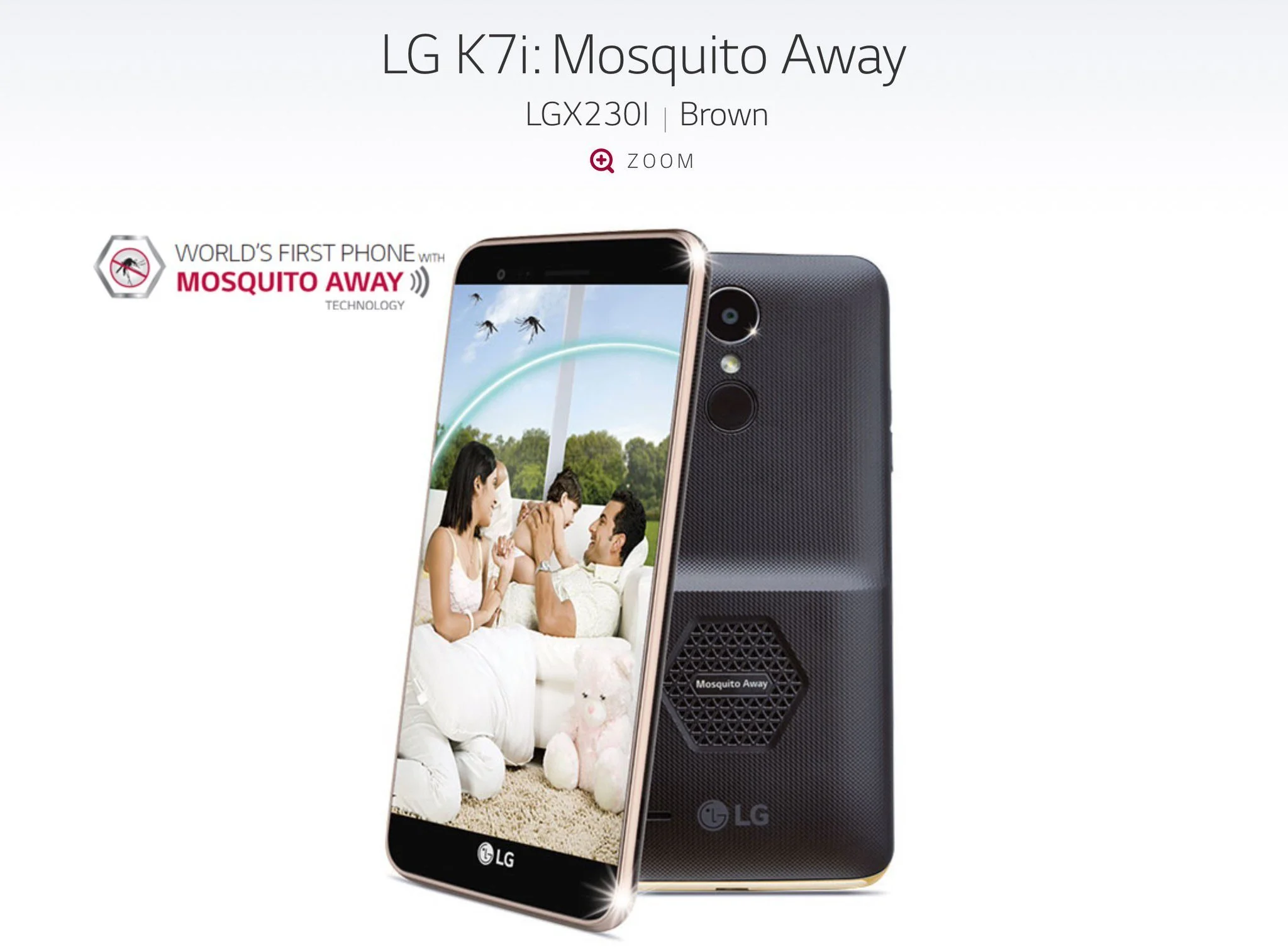 Это смартфон LG, который отпугивает комаров. Это не шутка!   - фото 1