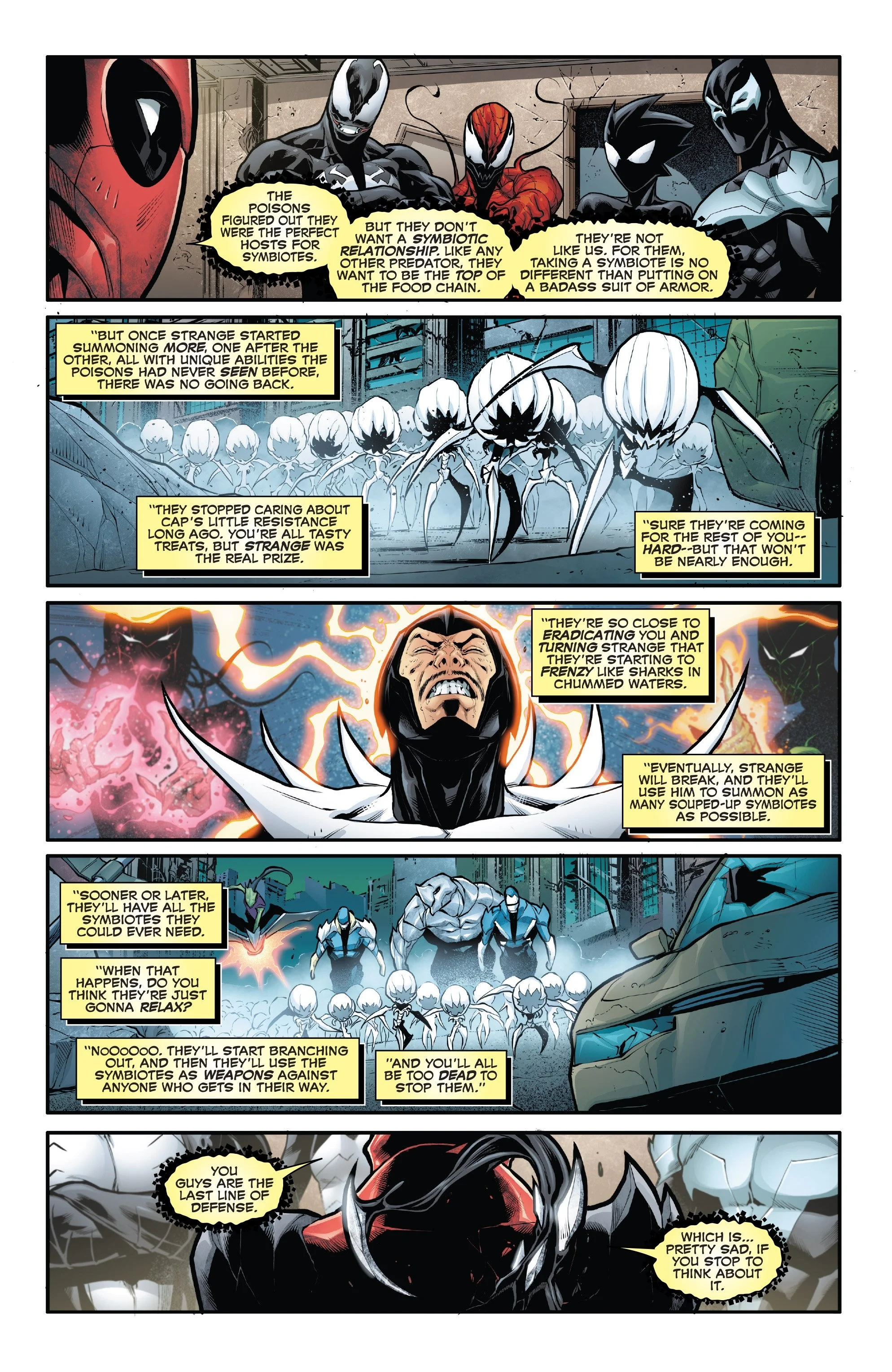 Venomverse: теперь мы больше знаем о загадочной расе Пойзонов, с которыми воюют симбиоты - фото 2