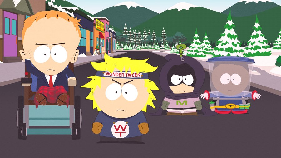 South Park: The Fractured but Whole — отличное продолжение Stick of Truth, высмеивающее чересчур актуальную сегодня супергероику и тягу Голливуда к киновселенным. В этой статье мы с помощью гифок покажем, что вас ждет в The Fractured but Whole.