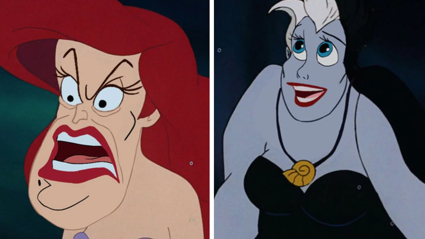 Как бы выглядели герои и злодеи мультфильмов Disney после Face Swap? Забавно (и немного жутко) - фото 1