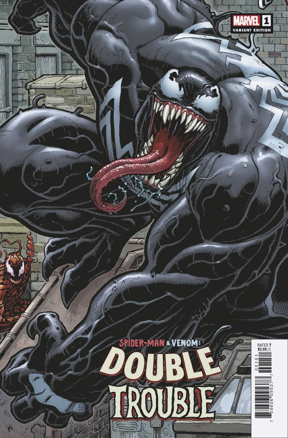 Человек-паук верхом на Веноме на альтернативных обложках к новому комиксу - фото 4