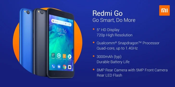 Анонс Xiaomi Redmi Go: первый Android Go-смартфон Xiaomi по цене 80 евро - фото 3