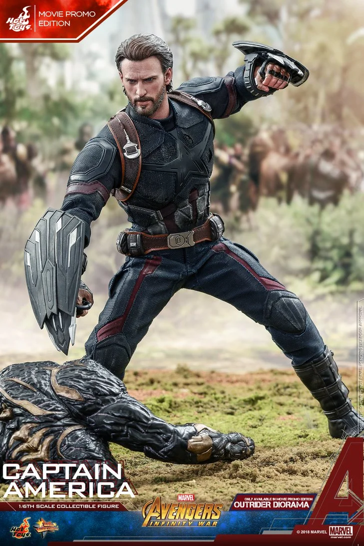 Взгляните на новую фигурку Капитана Америка из «Войны Бесконечности» от Hot Toys - фото 6