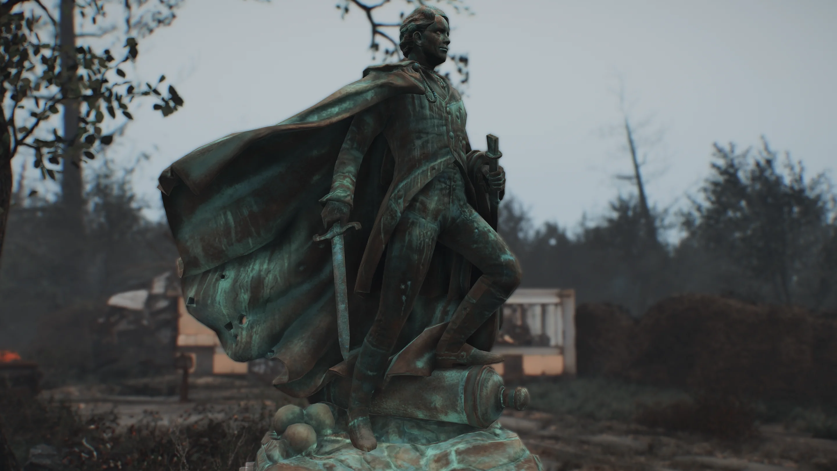 Узрите же великого! Геймеры сделали мод для Fallout 4, добавляющий в нее статуи Тодда Говарда - фото 2