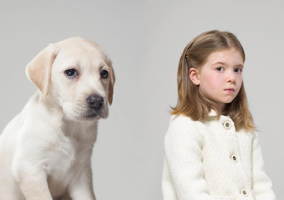 Фотограф делает снимки людей и собак, которые выглядят как двойники - фото 11