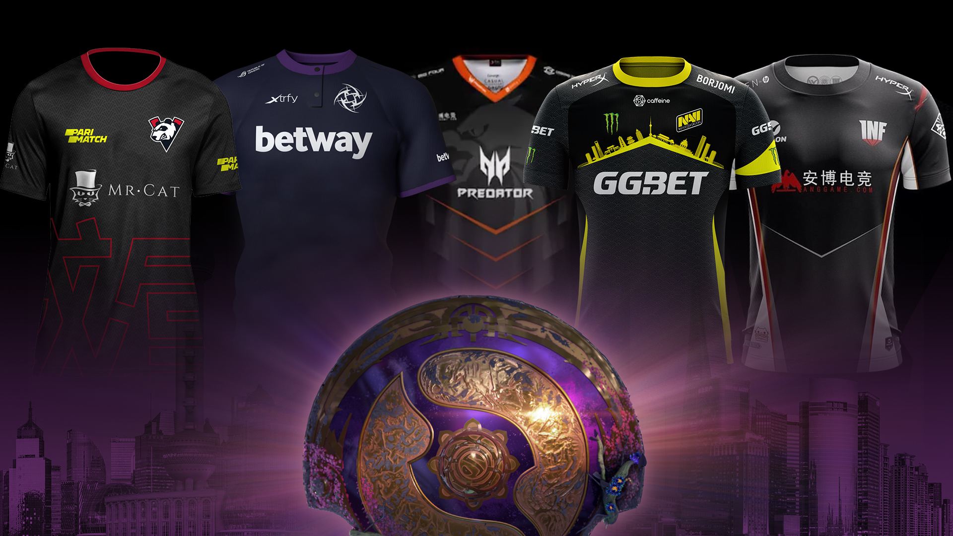 Не зря говорят — встречают по одежке, а провожают, в нашем случае, по скиллу. Предстоящий The International 2019, как обычно, привлечет внимание не только тех, кто смотрит Dota 2 на протяжении всего сезона, но и тех, кто киберспортивные трансляции включает лишь по большим праздникам, или когда выдался свободный часок-другой. Естественно, что участники The International, чтобы порадовать первых и удивить вторых, стараются выглядеть не хуже популярных спортивных клубов — со вкусом, модно и красиво. Мы посмотрели, в какой форме будут выступать участники The International 2019, и предлагаем выбрать лучшие игровые комплекты предстоящего чемпионата мира по Dota 2.