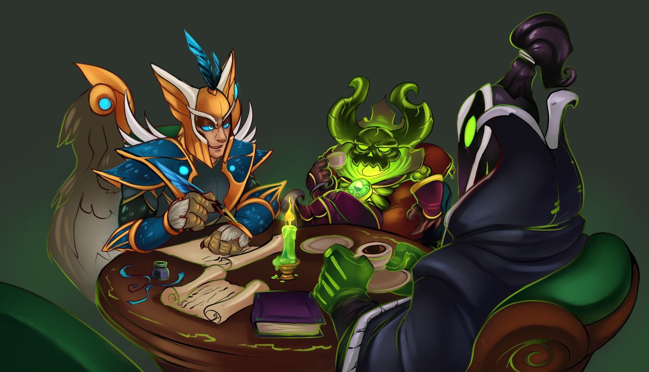 Лор Dota 2 отлично раскрывается в самой игре через реплики героев, благодаря которым можно узнать больше об их прошлом или личных взаимоотношениях. Мы решили проверить, насколько внимательно вы относитесь к тому, что герои говорят в игре. Думаете, что никогда не перепутаете любимого «Пуджа» с «Думом»? Вот сейчас и посмотрим.