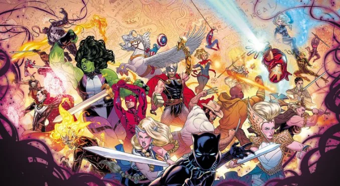 Трейлер Войны девяти миров от Marvel: боги и супергерои сражаются бок о бок - фото 1