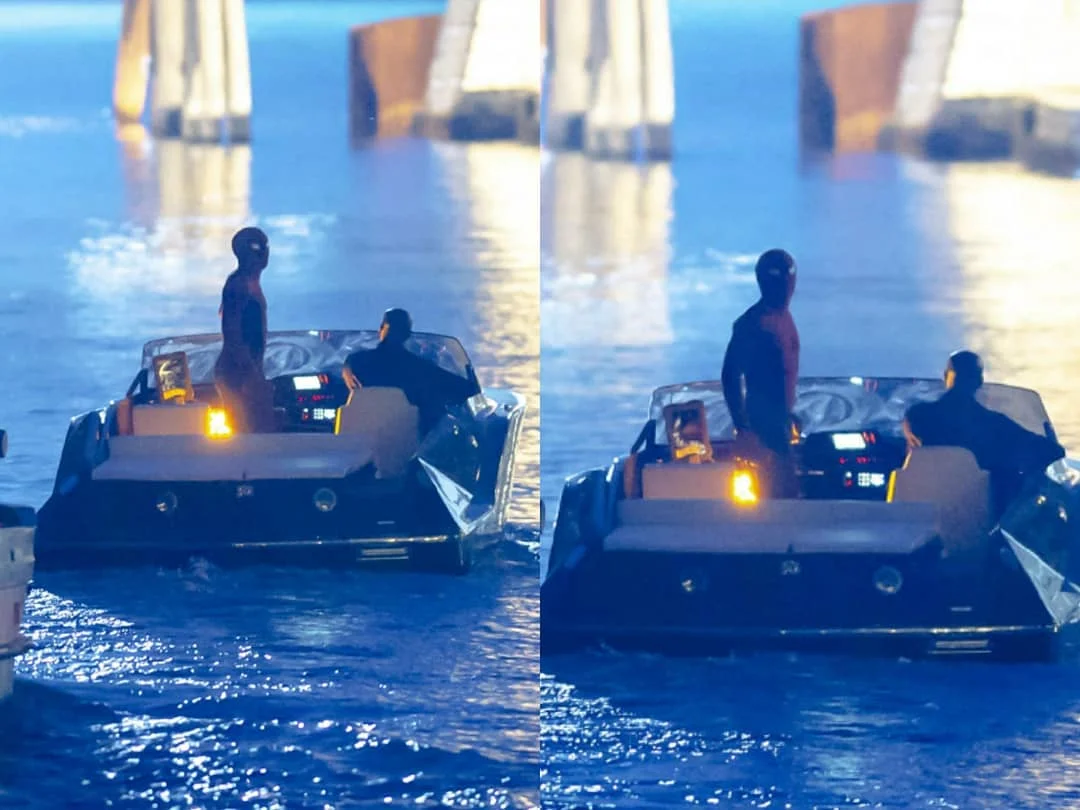 Человек-паук и Ник Фьюри вместе плывут по каналам Венеции — свежие кадры со съемок «Вдали от дома» - фото 4