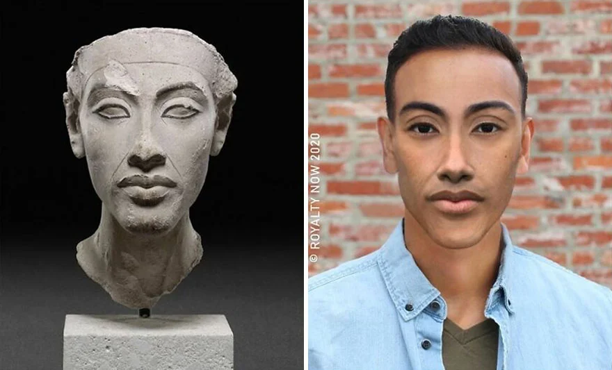 Художница показала, как могли бы выглядеть Нефертити и другие исторические личности в 21 веке - фото 20