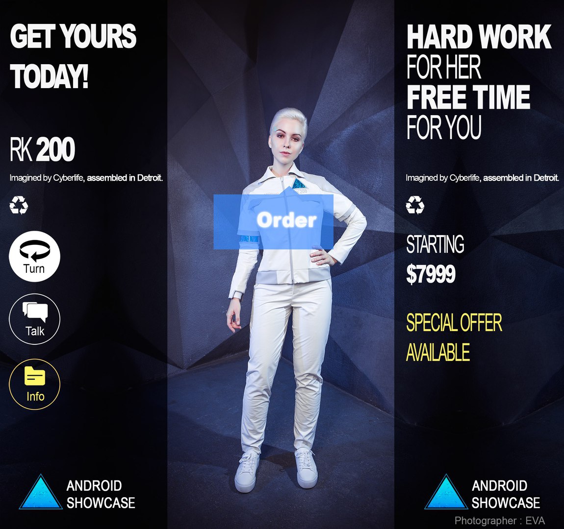Косплей дня: андроид из игры Detroit: Become Human - фото 13