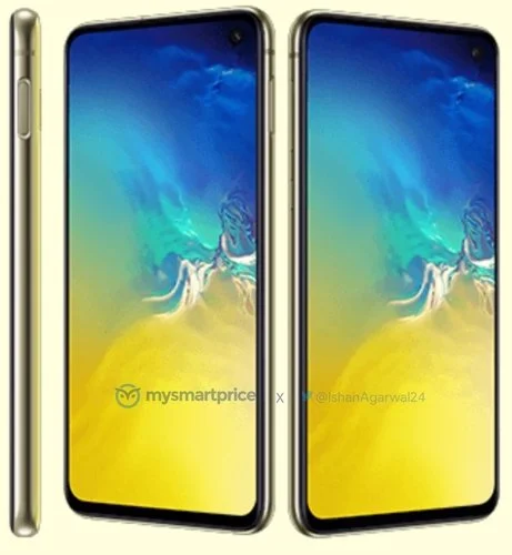 Ярко-желтый Samsung Galaxy S10e показался на новых рендерах - фото 2
