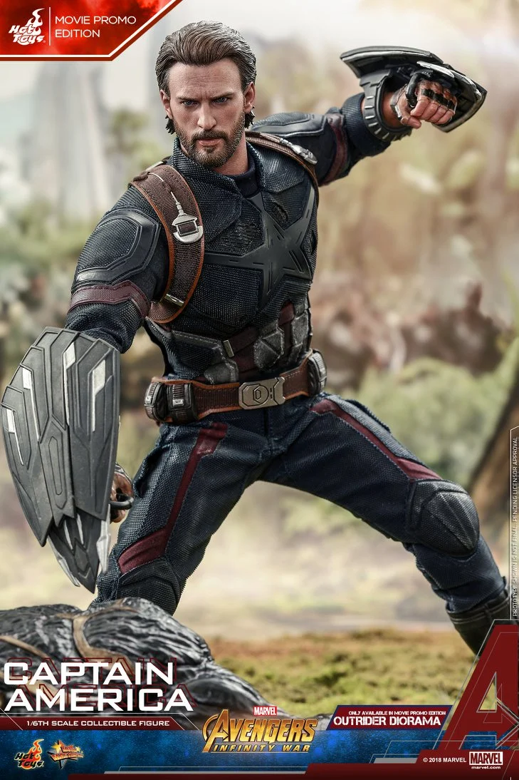 Взгляните на новую фигурку Капитана Америка из «Войны Бесконечности» от Hot Toys - фото 7