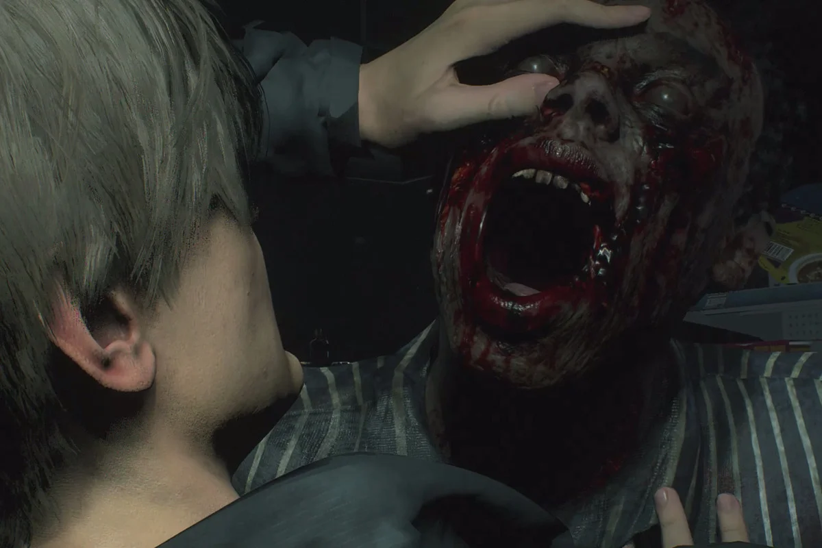Гифка дня: милое приветствие (или прощание?) от зомби в Resident Evil 2 - фото 1