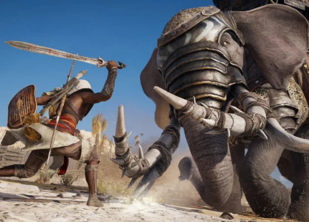 Убить боевого слона голыми руками? В Assassin’s Creed: Origins﻿ можно все! - фото 1