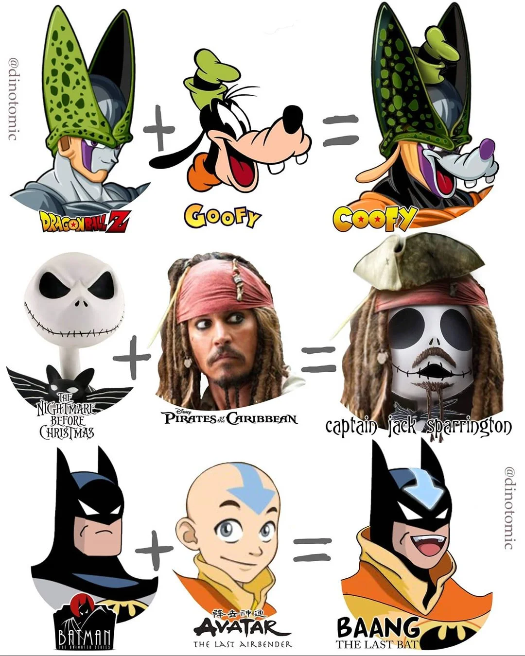 Бэтмен + Аанг, Шрек + Попай, Йода + Марио: художник объединяет различных персонажей на крутых артах - фото 9