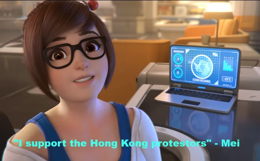 Игроки в ответ на политику Blizzard решили сделать Мэй из Overwatch символом протестов в Гонконге - фото 7