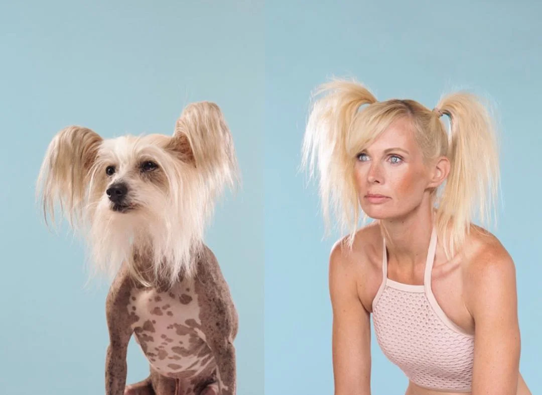 Фотограф делает снимки людей и собак, которые выглядят как двойники - фото 4