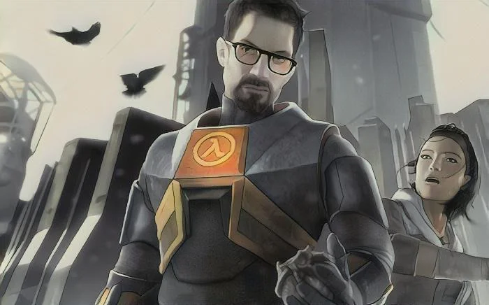 Гордон Фримен и Аликс Вэнс из Half-Life 2