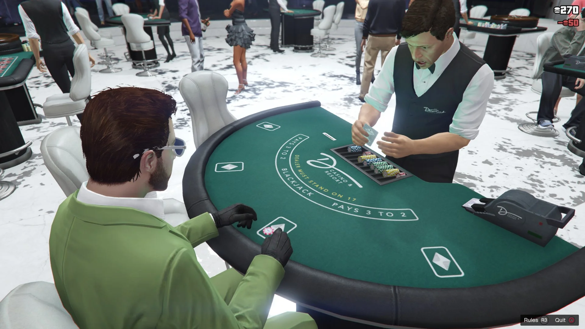В GTA Online спустя шесть лет после релиза открылось казино. Говорят, это самое живое место в игре!  - фото 2