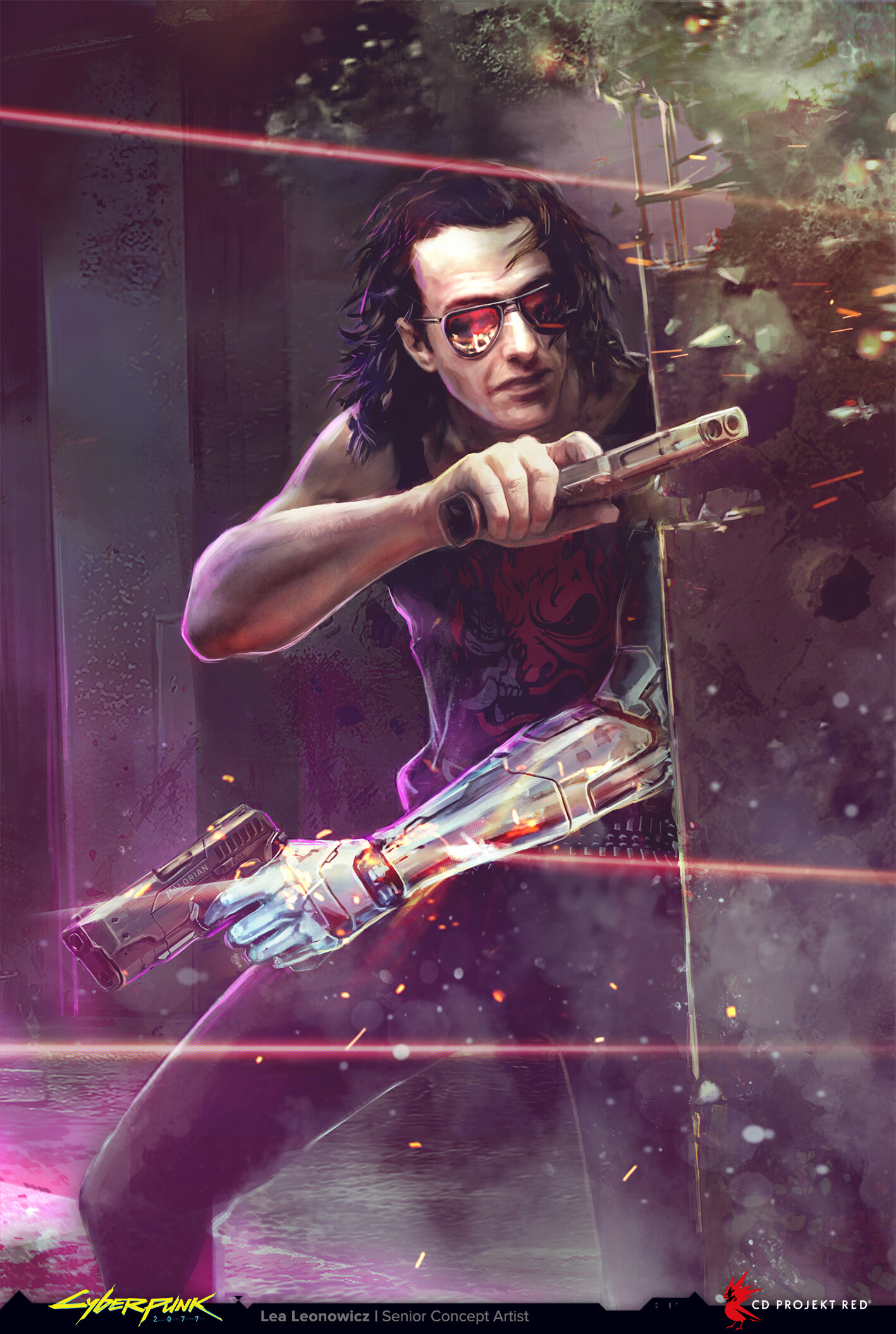 Появились концепты, как Джонни Сильверхенд из Cyberpunk 2077 мог выглядеть без внешности Киану Ривза - фото 4