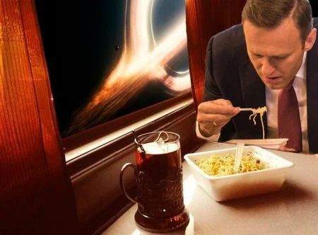 Навальный не устоял перед божественным «Дошираком» и стал мемом - фото 11