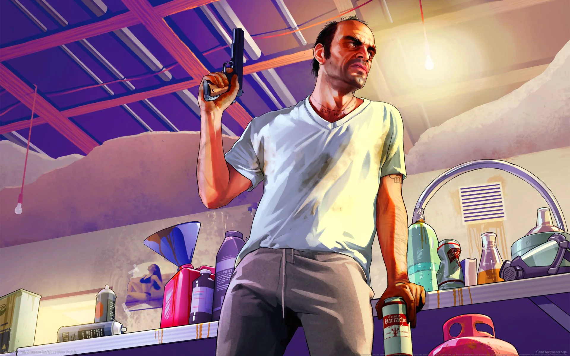 Гифка дня: добрый водитель Тревор в Grand Theft Auto V - фото 1