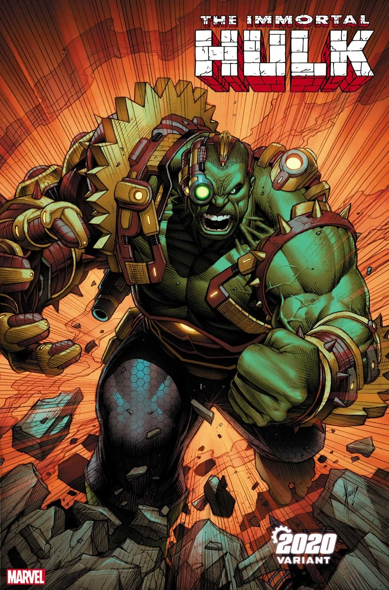 Киберпанк и апгрейды супергероев на обложках Marvel в честь будущей серии про Железного человека - фото 2