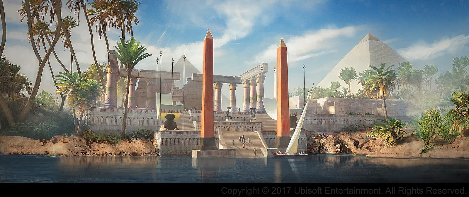 Потрясающие виды Древнего Египта (и не только) на концепт-артах Assassinʼs Creed: Origins - фото 44