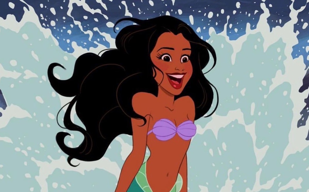 Image result for little mermaid black mermaid