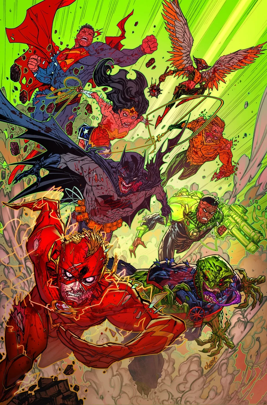 Галерея. Бэтмен, Харли Квинн и другие против зомби-супергероев на обложках DCeased [обновлено] - фото 8