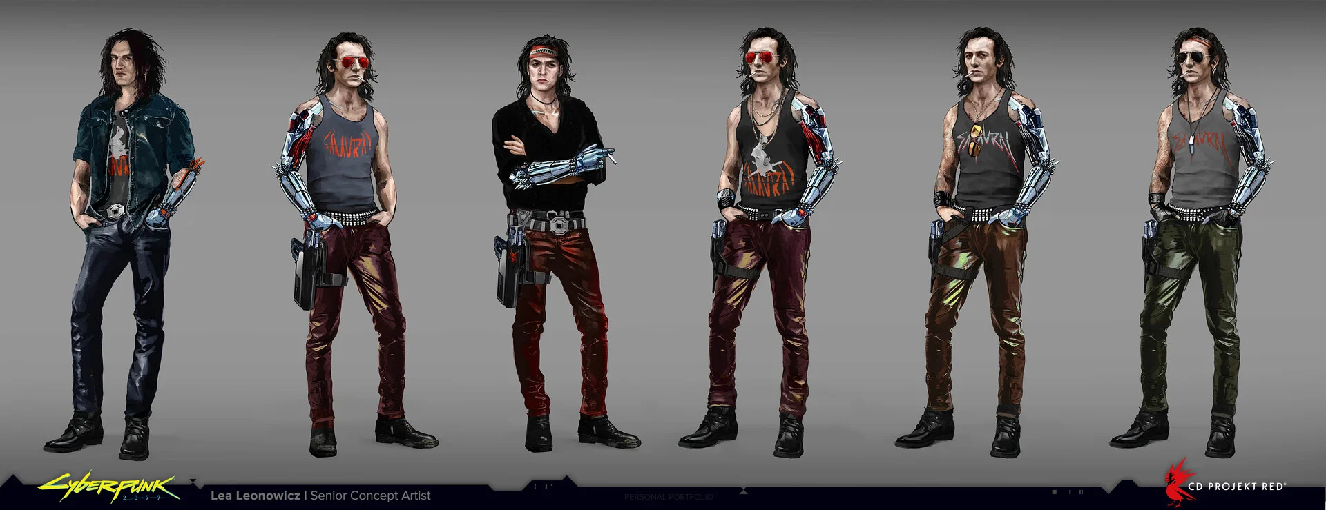 Появились концепты, как Джонни Сильверхенд из Cyberpunk 2077 мог выглядеть без внешности Киану Ривза - фото 3