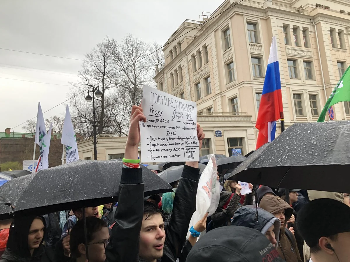 «Телега катит, собака лает»: как прошел петербургский митинг в защиту Telegram - фото 5