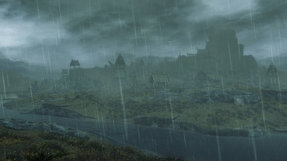 Энтузиаст сделал в Skyrim невероятно реалистичный ливень.