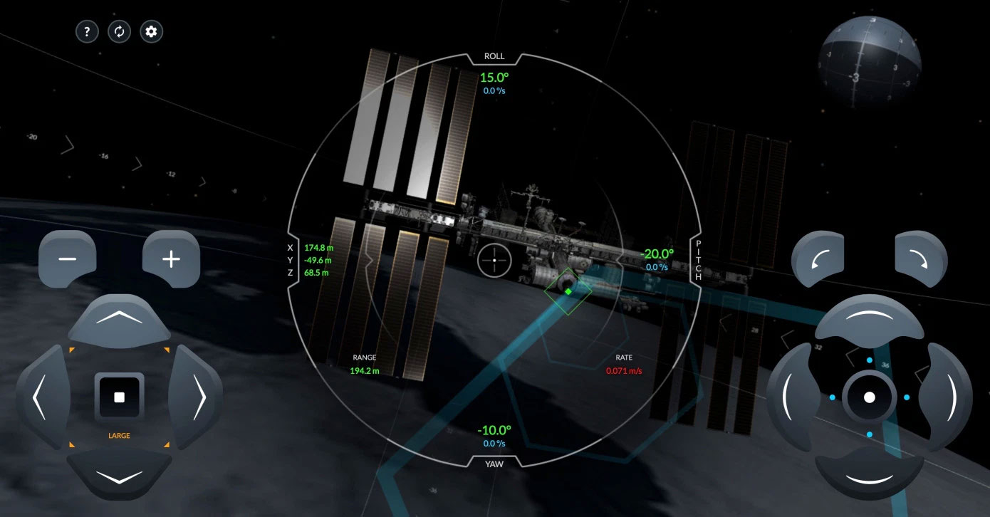 SpaceX выпустила симулятор стыковки корабля Crew Dragon с МКС - изображение 1 SpaceX выпустила симулятор стыковки корабля Crew Dragon с МКС - фото 1