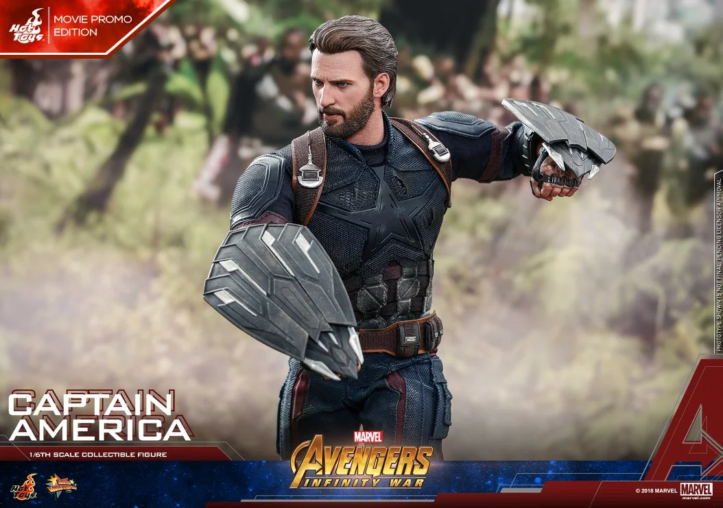 Взгляните на новую фигурку Капитана Америка из «Войны Бесконечности» от Hot Toys - фото 13