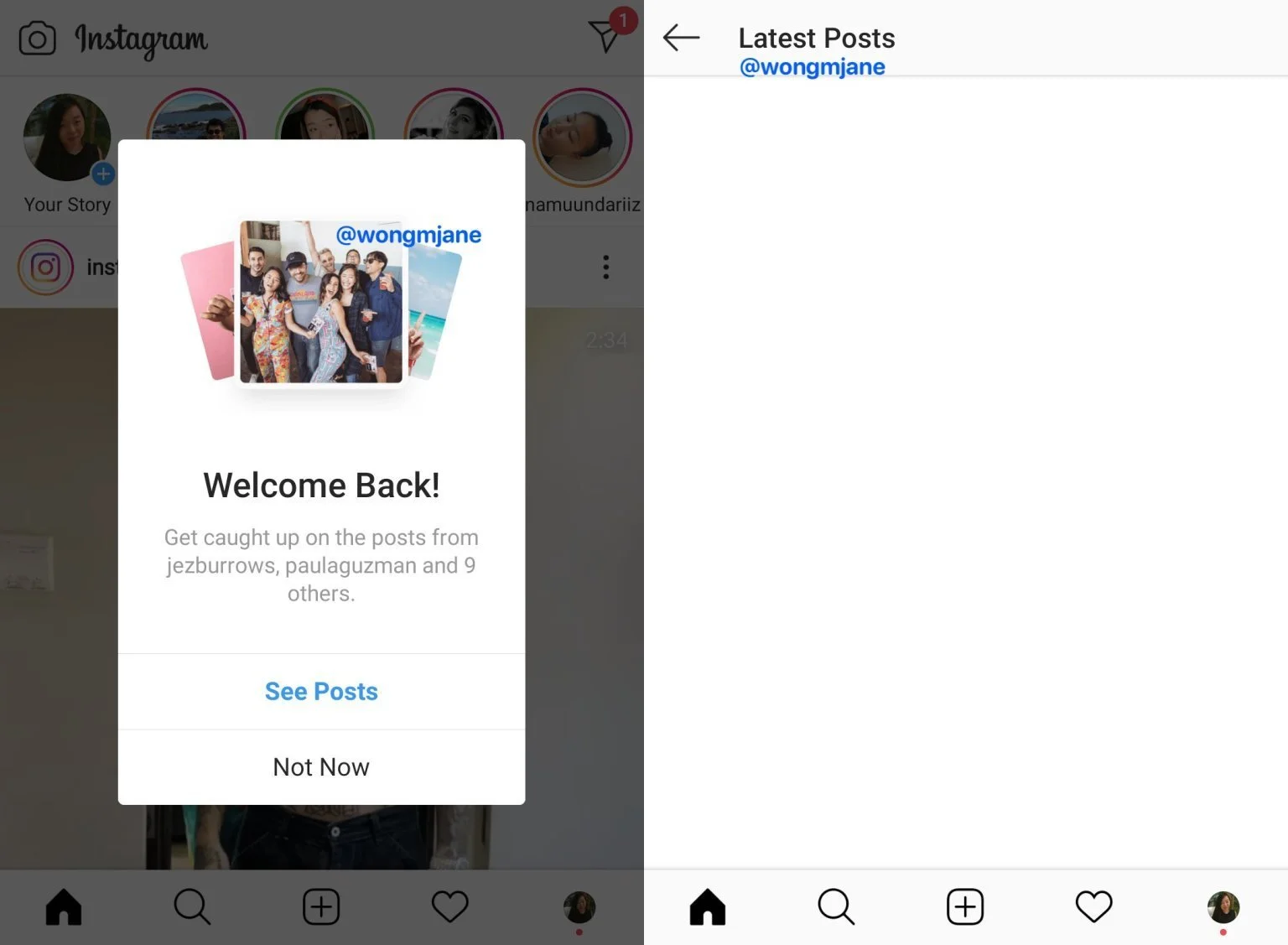 В Instagram появится функция «Последние публикации» - фото 1
