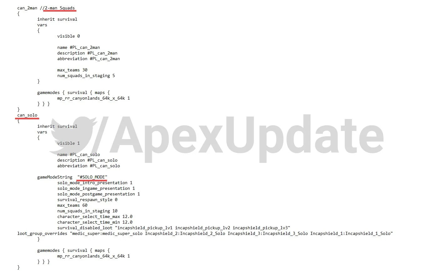Датамайнеры нашли в файлах Apex Legends упоминание соло и парного режимов - фото 2