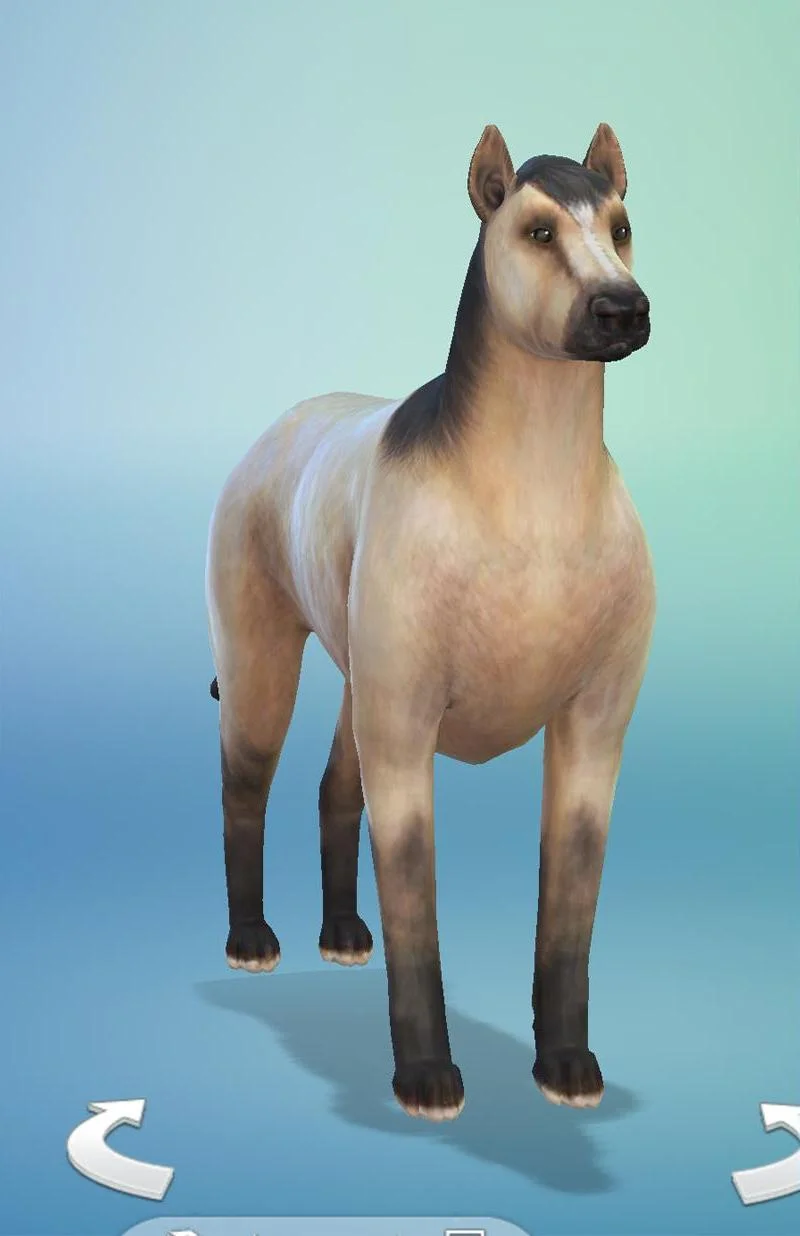 Игрок попытался сделать лошадку в The Sims. Получилась страшная химера - фото 2