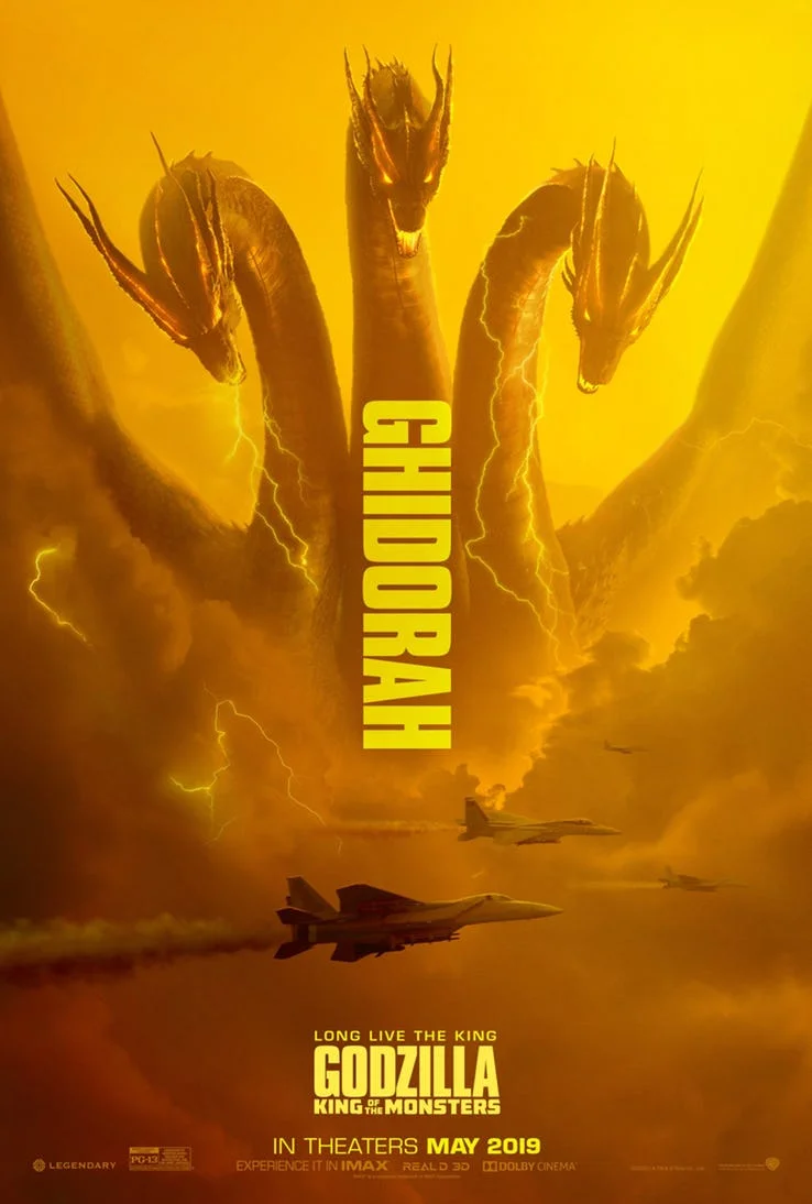 На новых постерах «Годзиллы 2» можно полюбоваться на гигантских монстров - фото 3