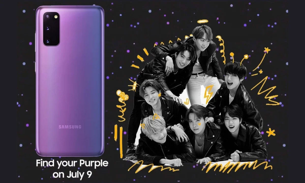 В России выходит Samsung Galaxy S20+ BTS Edition — фиолетовый флагман для фанатов K-pop группы BTS - фото 1