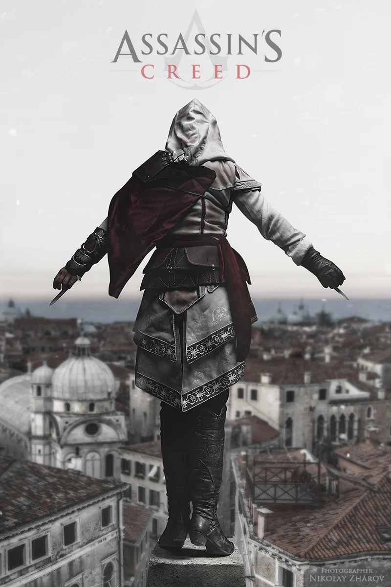 Аутентичный косплей Эцио Аудиторе из Assassin's Creed II - фото 2