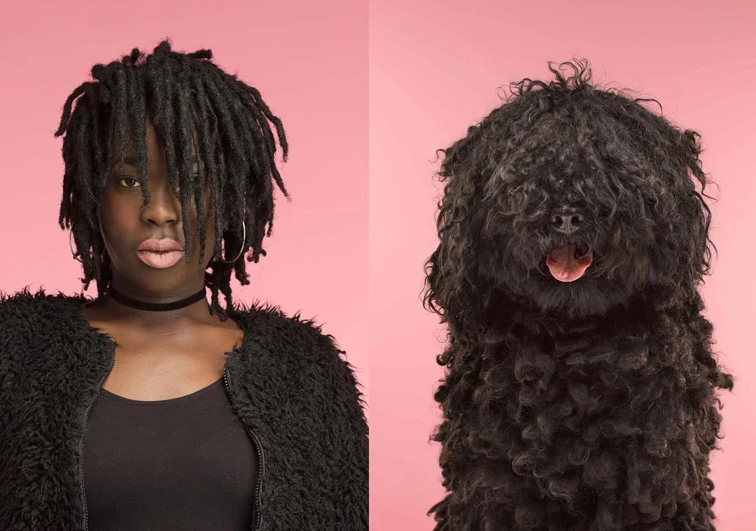 Фотограф делает снимки людей и собак, которые выглядят как двойники - фото 2