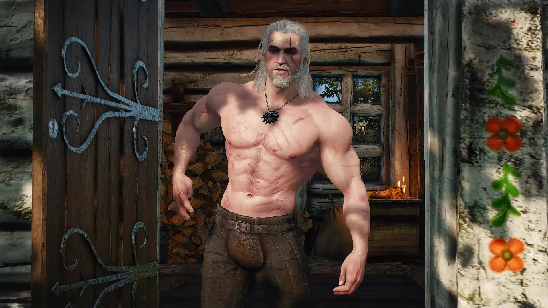 The witcher 3 geralt on steroids фото 8