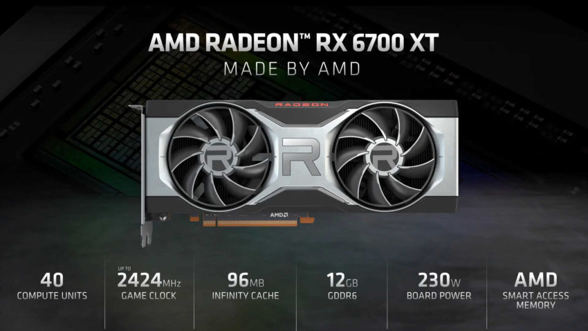 AMD представила видеокарту Radeon RX 6700 XT с 12 ГБ памяти - фото 1