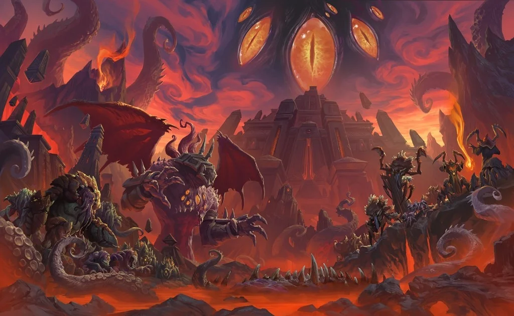 Андуин Ринн отвешивает оплеуху Гневиону в кат-сцене из патча 8.3 для World of Warcraft - фото 1
